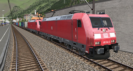 Simtrain Gotthard Panorama Express Strecke