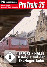 Msts Protrain 35 Erfurt - Halle ( DDR )