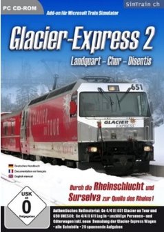 Simtrain Glacier Express Route Deel 2