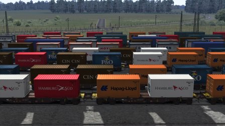 3DZug Container wagens SGJKKMMS