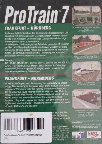 MSTS Protrain 7 Frankfurt - Nurnberg BOX