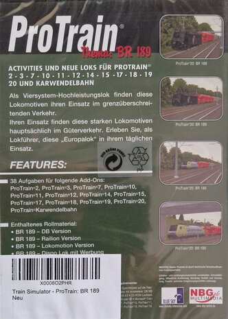 MSTS Protrain Thema BR 189 BOX