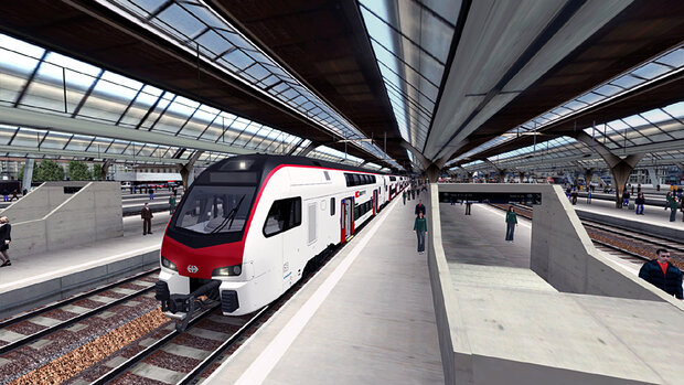 Simtrain SBB RABe 512 Kiss Dosto