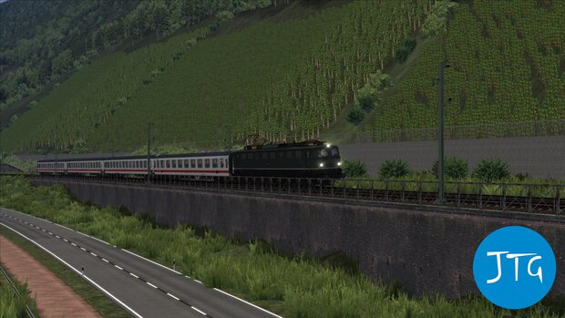 VR E50 Rhine in Flames