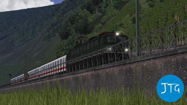 VR E50 Rhine in Flames