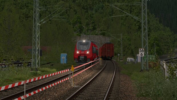 Auf dem weg mit der Hamster BR 442