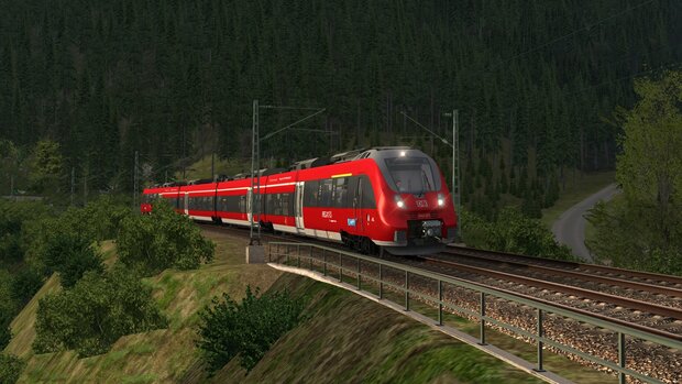 Auf dem weg mit der Hamster BR 442