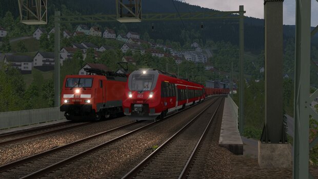 Auf dem weg mit der Hamster BR 442