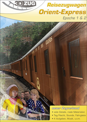 3DZug Orient Express Trein