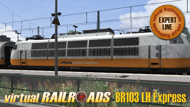 vR-DB BR 103 + Lufthansa Express ( vR-EL-10 )